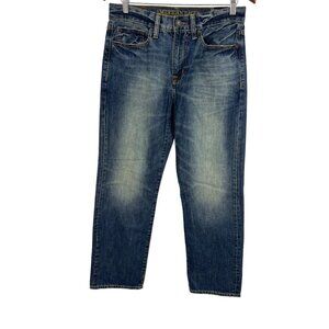 American Eagle Outfitters Men Relax Straight Jean 29 x 30 Rugged Heritage Denim